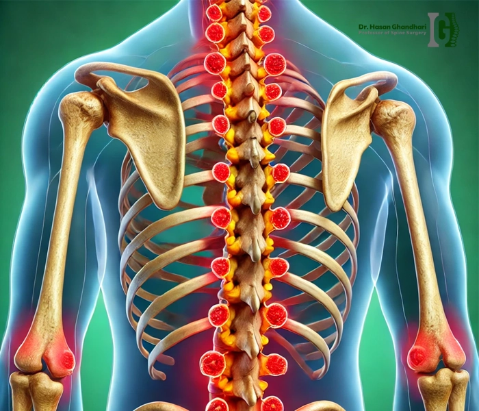 عوارض روماتیسم ستون فقرات