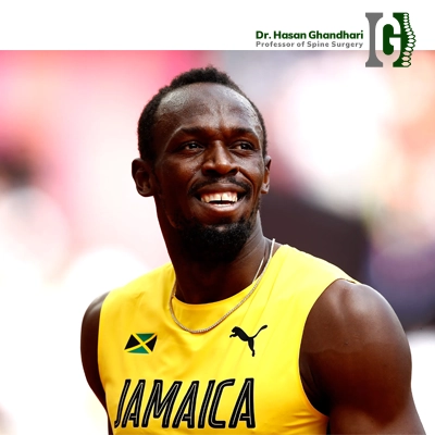 اسکولیوز Usain Bolt