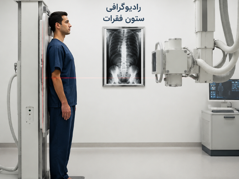 رادیوگرافی ایستاده ستون فقرات